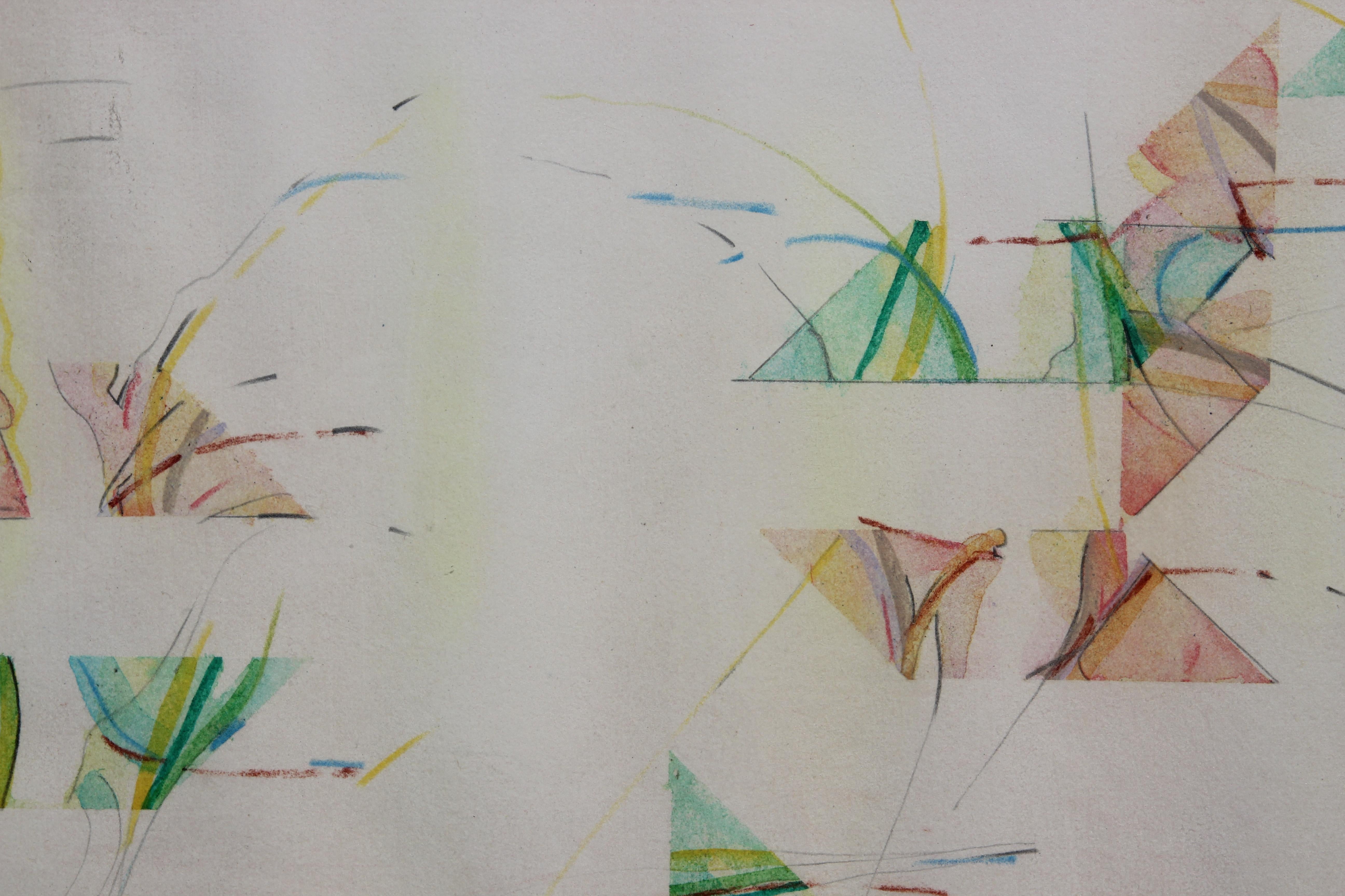 Senza titolo Minimal Pastello Tonale Astratto - Art di Kenneth Jewesson