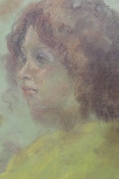 Impressionist Portrait of a Young Girl