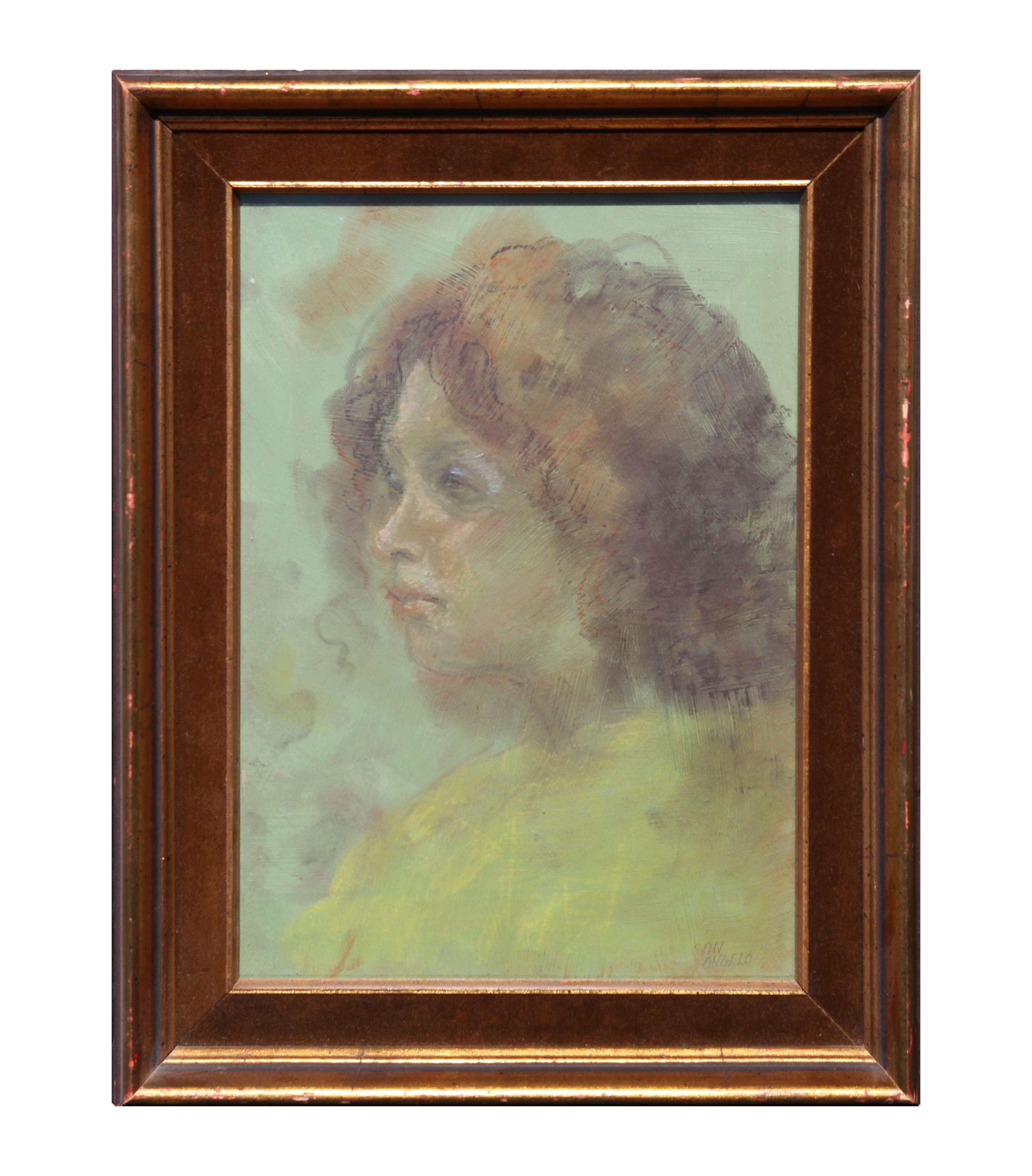 Impressionist Portrait of a Young Girl - Art by Mary San Angelo