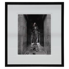 "Vishnu" Angkor Wat, Cambodia Black and White Architectural Photograph