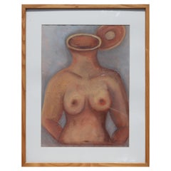 "Sugar Bowl" Surrealist Nude Abstract