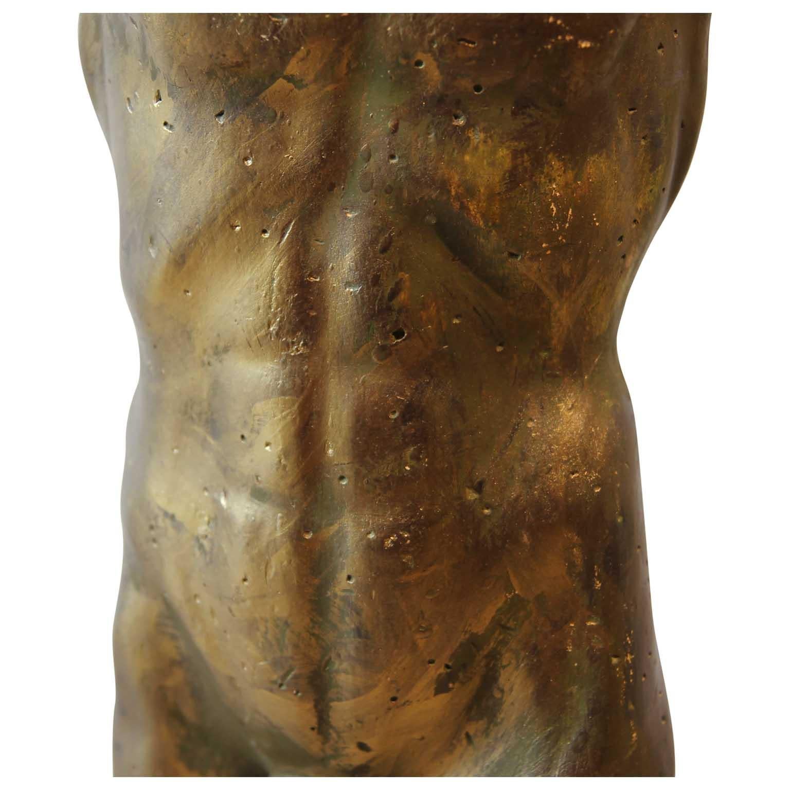 Classical Greco Roman Style Nude Male Torso Sculpture 1