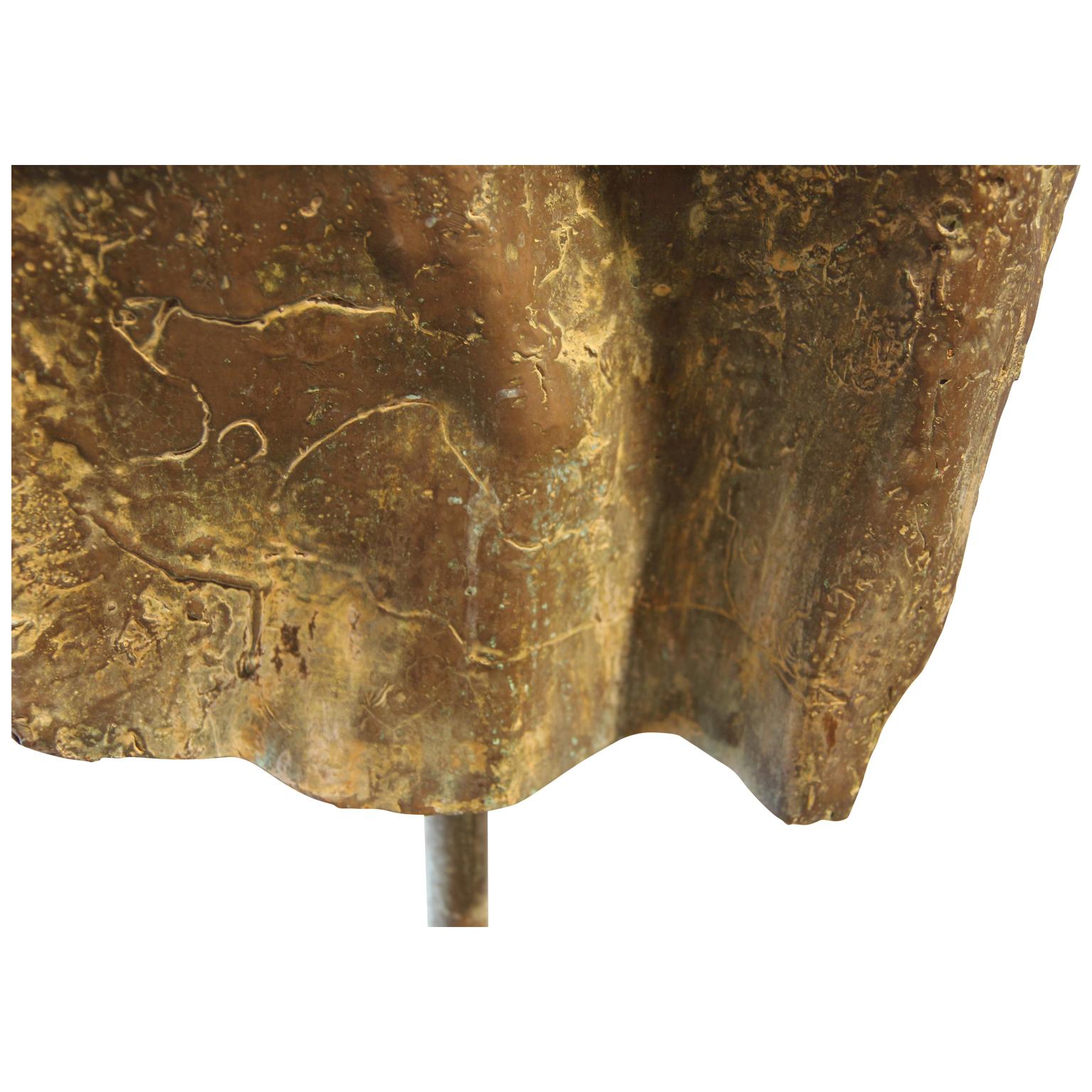 Large Brutalist Abstract Bronze Sculpture 5