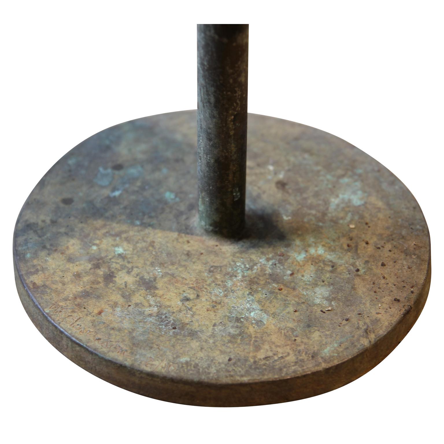 Large Brutalist Abstract Bronze Sculpture 6