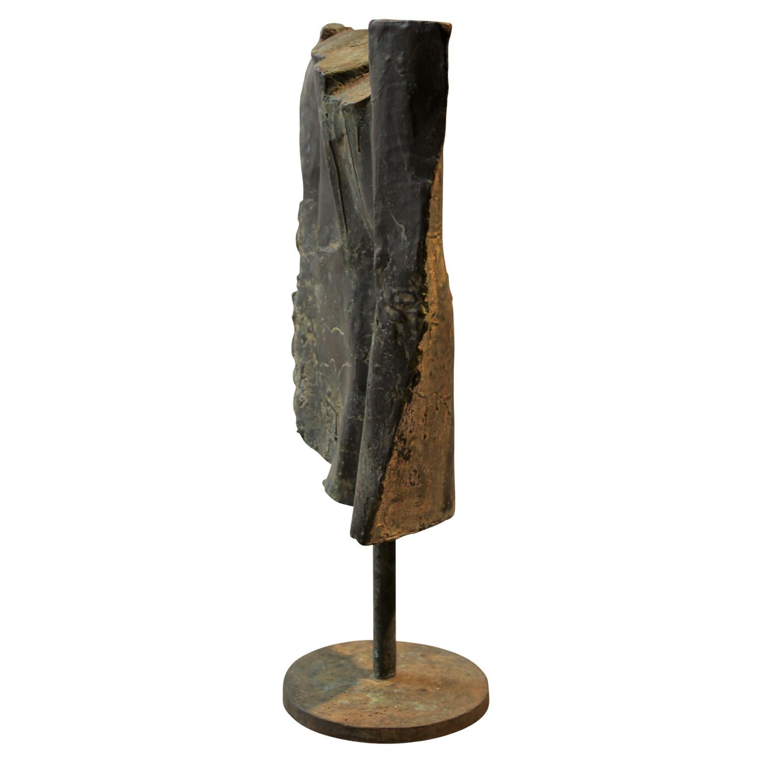 Large Brutalist Abstract Bronze Sculpture 1