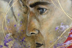 ""Inside Fandino" Rotes zeitgenössisches Porträt des spanischen Matador Ivn Fandio