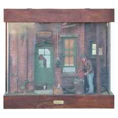 "Spence's Alley (Open)" Figurative Realistic Cityscape Still Life Sculpture
