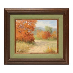 Fall Abstract Impressionist Landscape Painting