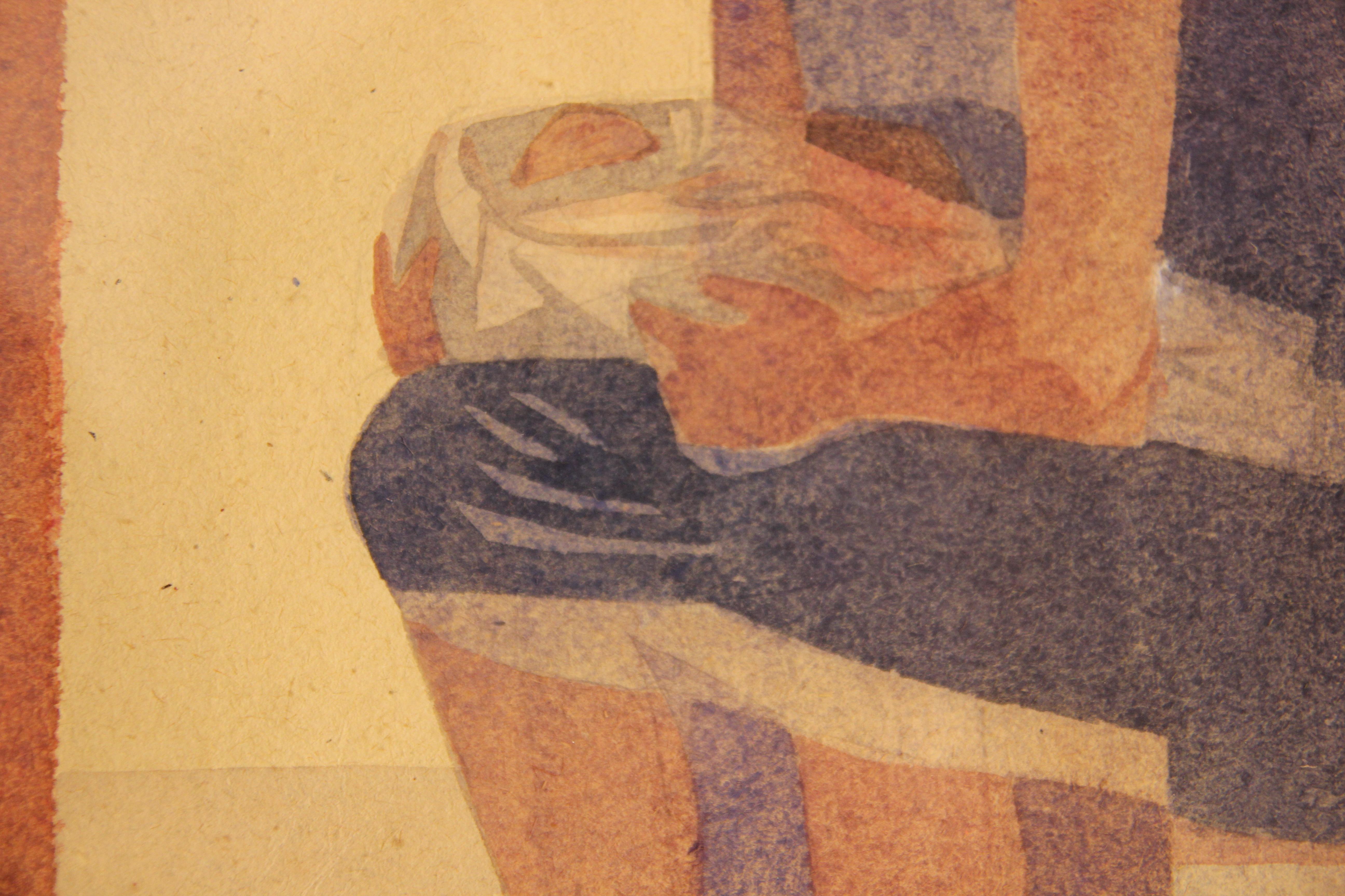 Abstract Watercolor of a 