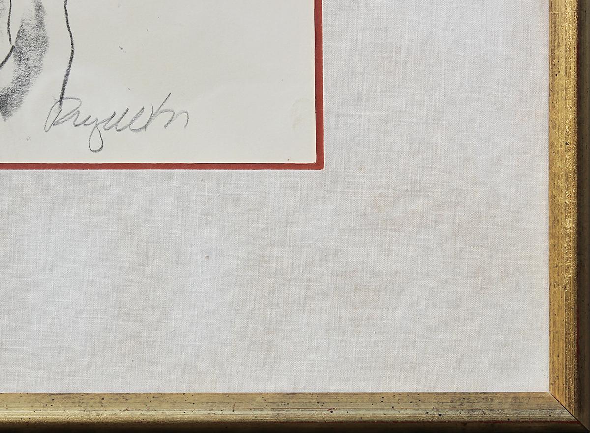 Dessin figuratif abstrait à l'échelle grise d'une femme allongée 4