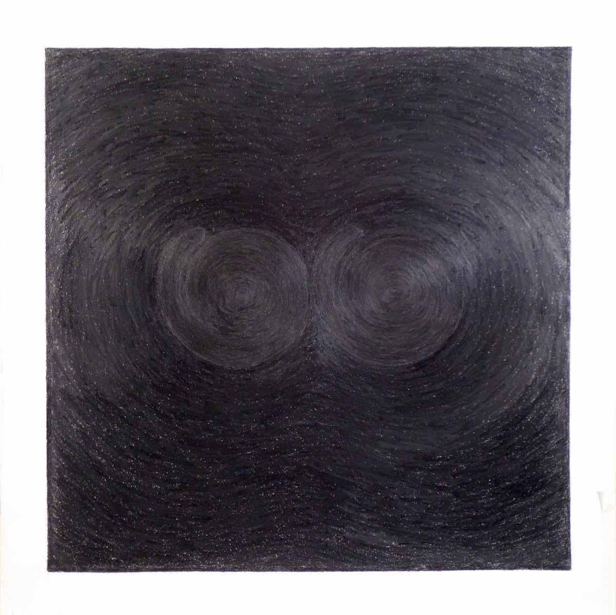 Receptors - Geometric Circular Abstraction, Graphite on Paper, Framed - Art by Joe Royer