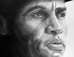 Roberto Clemente - Pittsburgh Pirates Baseball Player, Graphite on Paper, Framed