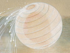 Bright Ocean, Highly Detailed Surreal Landscape, Watercolor & Gouache on Paper