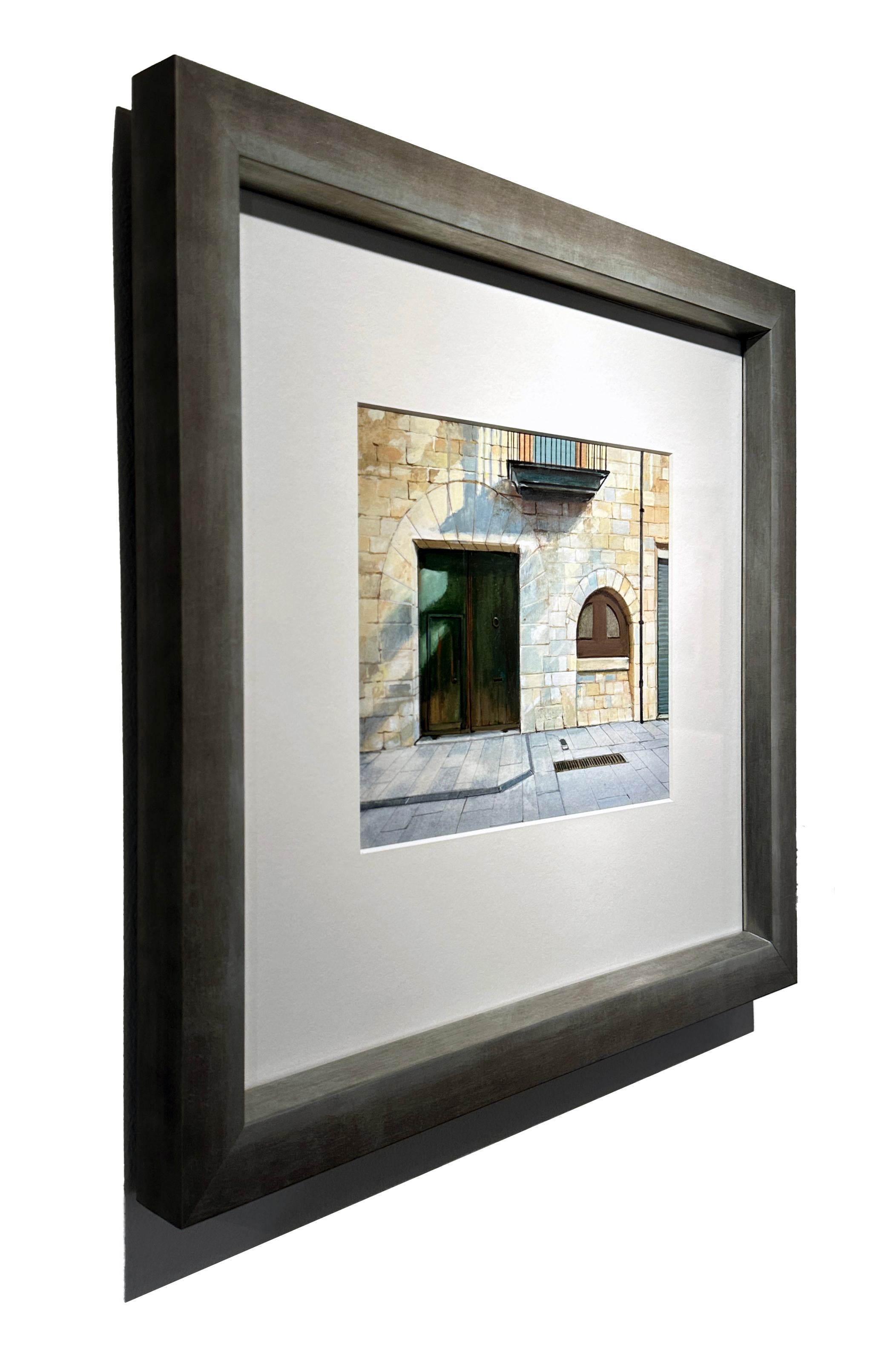 Aquardar (Waiting Expectantly) - Architectural Imagery, Doorways, Dappled Light For Sale 4