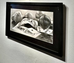 A Very Difficult Game Indeed (Study) - Still Life Drawing of Bird Skull