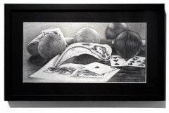 A Very Difficult Game Indeed (Study) - Still Life Drawing of Bird Skull