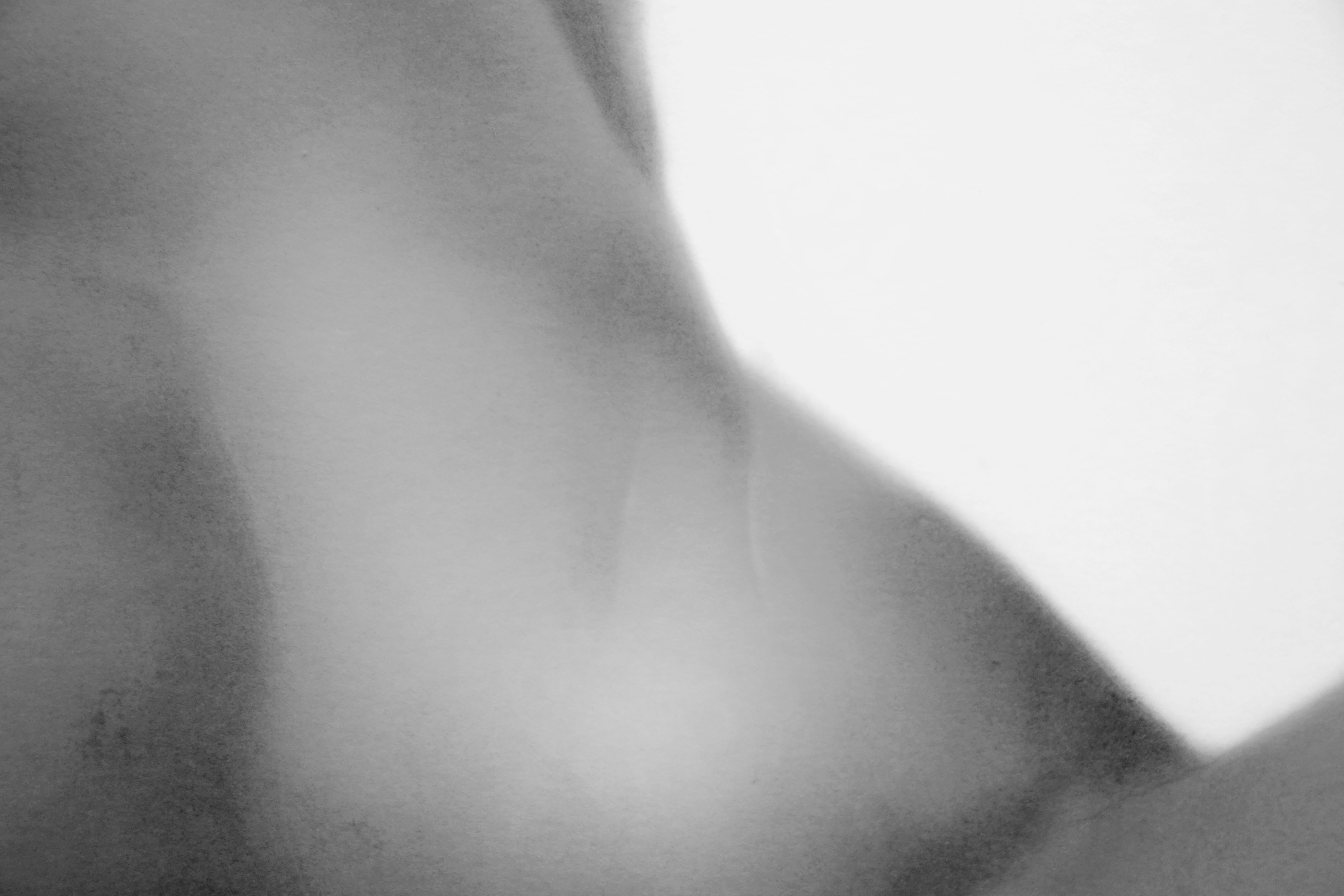 Atlas - Graphite Drawing on Paper of Impossible Body Pose, Original - Realist Art by Adrian Barquero