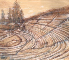 Anfiteatro romano - Disegno originale a inchiostro - Christopher Ganz