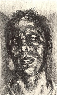 Driver's License Self Portrait - Original Drawing - Christopher Ganz