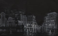 L'Ingresso al Canale di Cannaregio Lungo - Disegno originale - Christopher Ganz