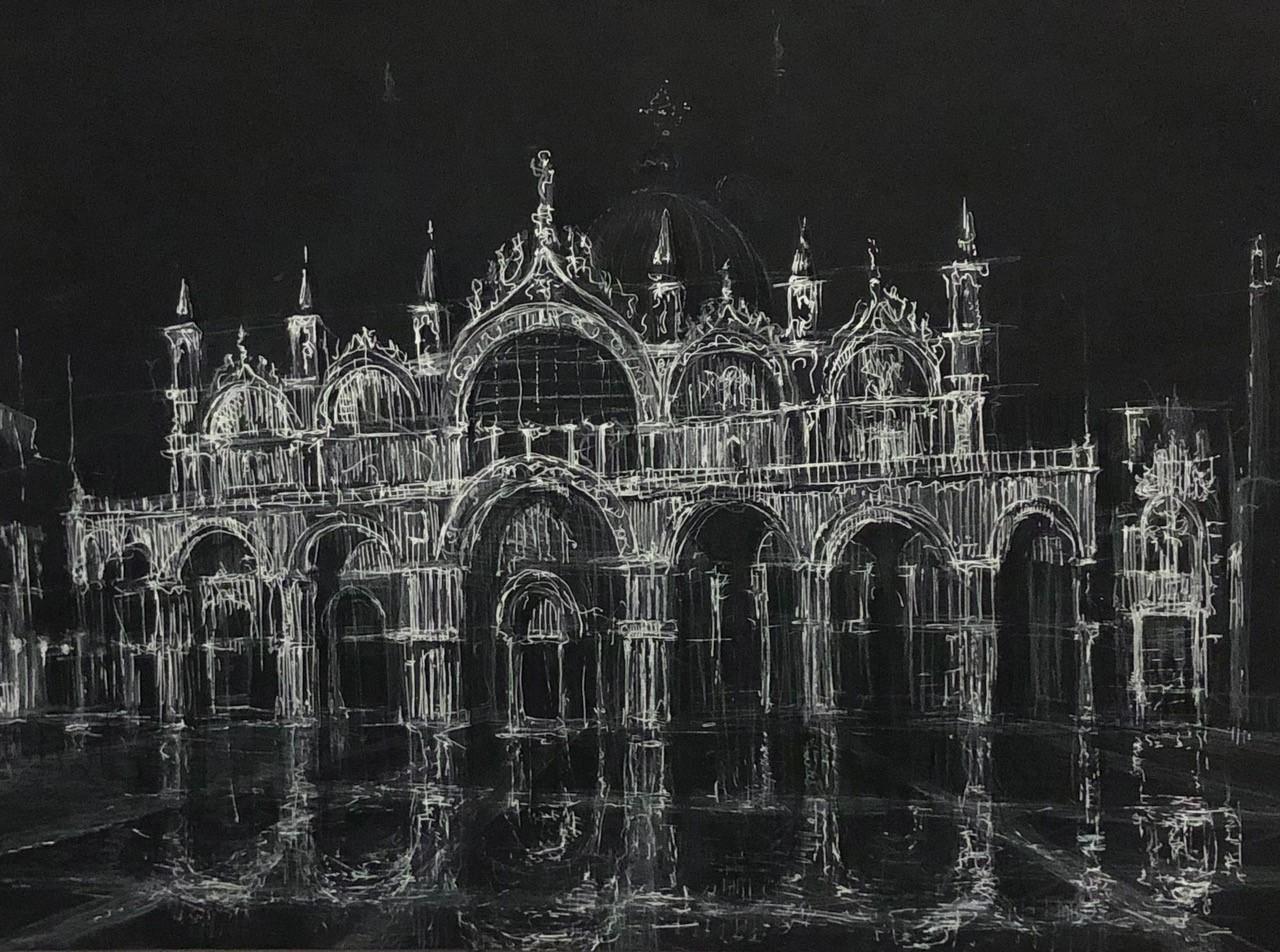 Basilica di San Marco, Venezia - Disegno originale - Christopher Ganz