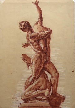 El rapto de las Sabinas, de Giambologna en la Loggia dei Lanzi - Ganz