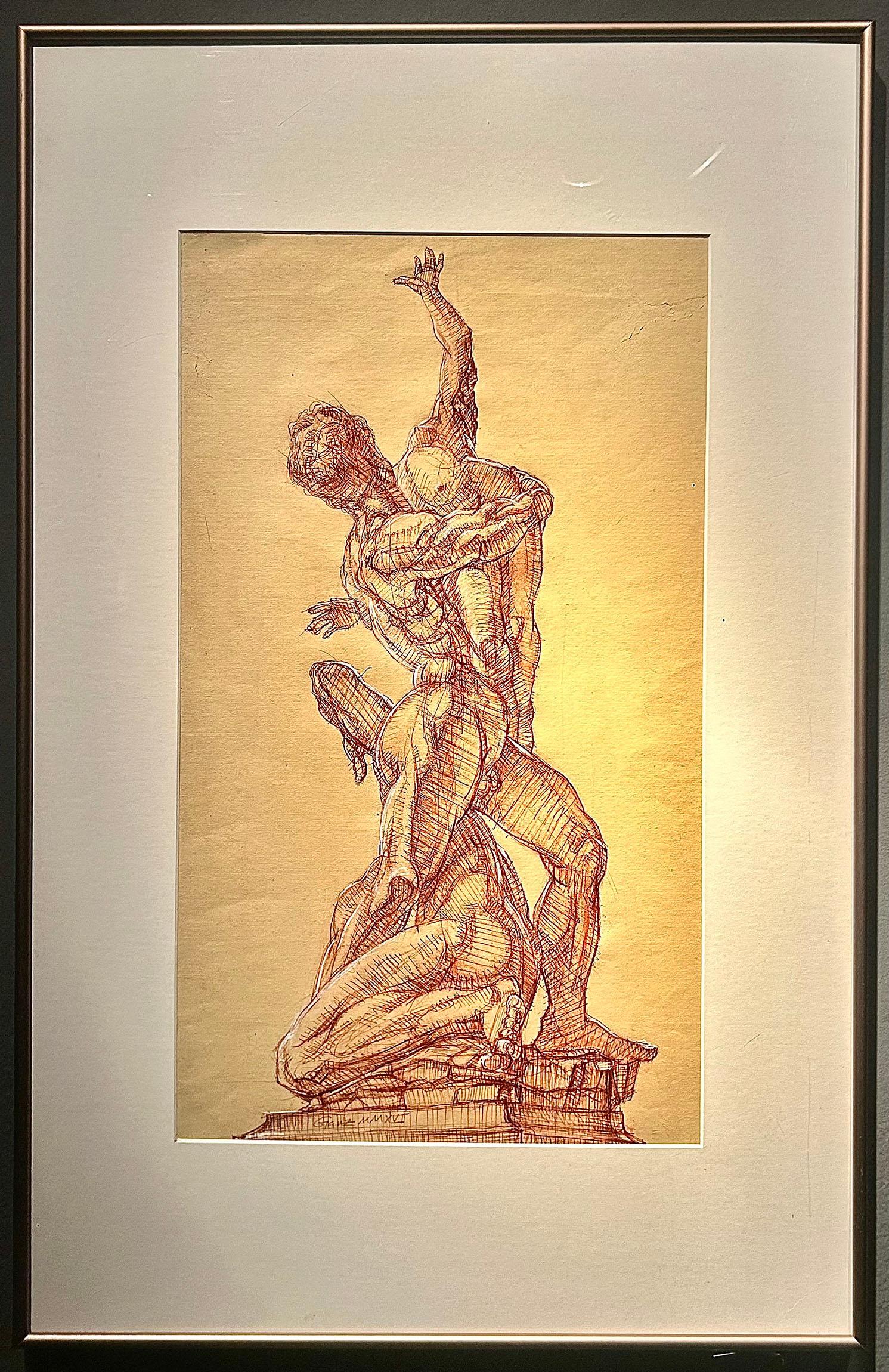 L'enlèvement des Sabines par Giambologna dans la Loggia dei Lanzi - Ganz - Art de Christopher Ganz