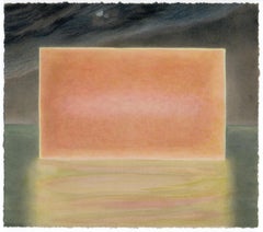 Monolith No. 5, Botanica surreale, acquerello e guazzo su carta, incorniciato