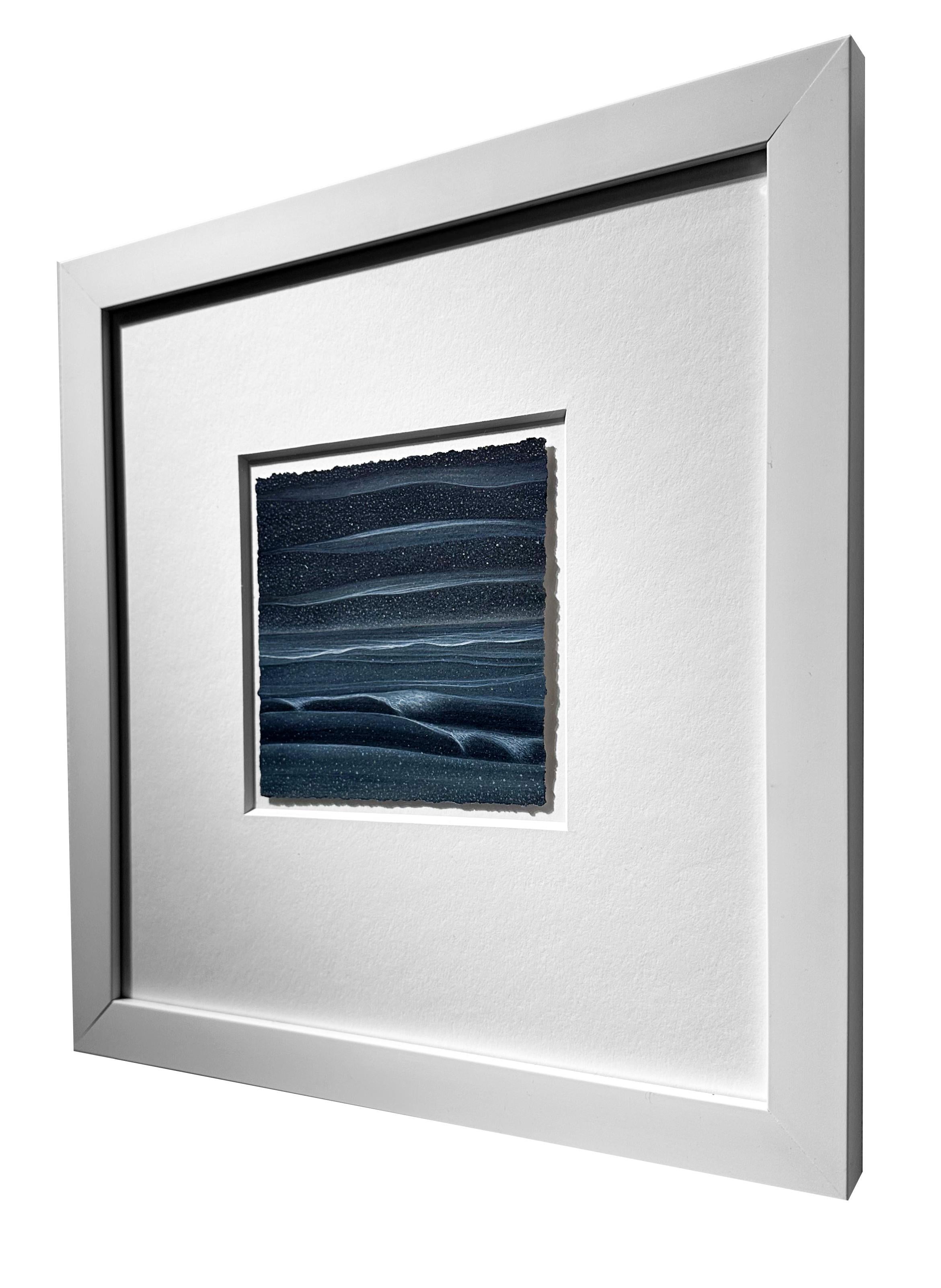 Stars with Ocean No. 4 - Night Time Water Landscape with Stars, Original Artwork For Sale 1