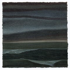 Stelle con l'Oceano n. 6  Paesaggio acquatico notturno con stelle, opera d'arte originale