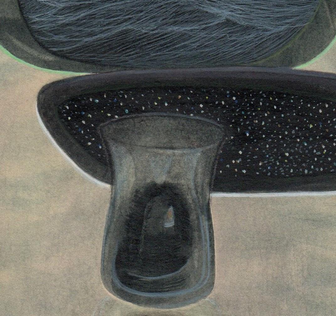 Mi obra trata de algo que me gustaría haber visto, mundos imaginarios, un comentario sobre el asombro que se inspira en la naturaleza, la ciencia y la historia. En mi obra, los objetos sustituyen a la figura, ya que los relatos de inspiración