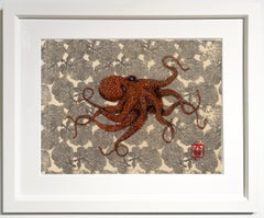 A. Silver Lining: Marmellata Creole Lady  - Pittura a polpo con inchiostro Sumi in stile Gyotaku