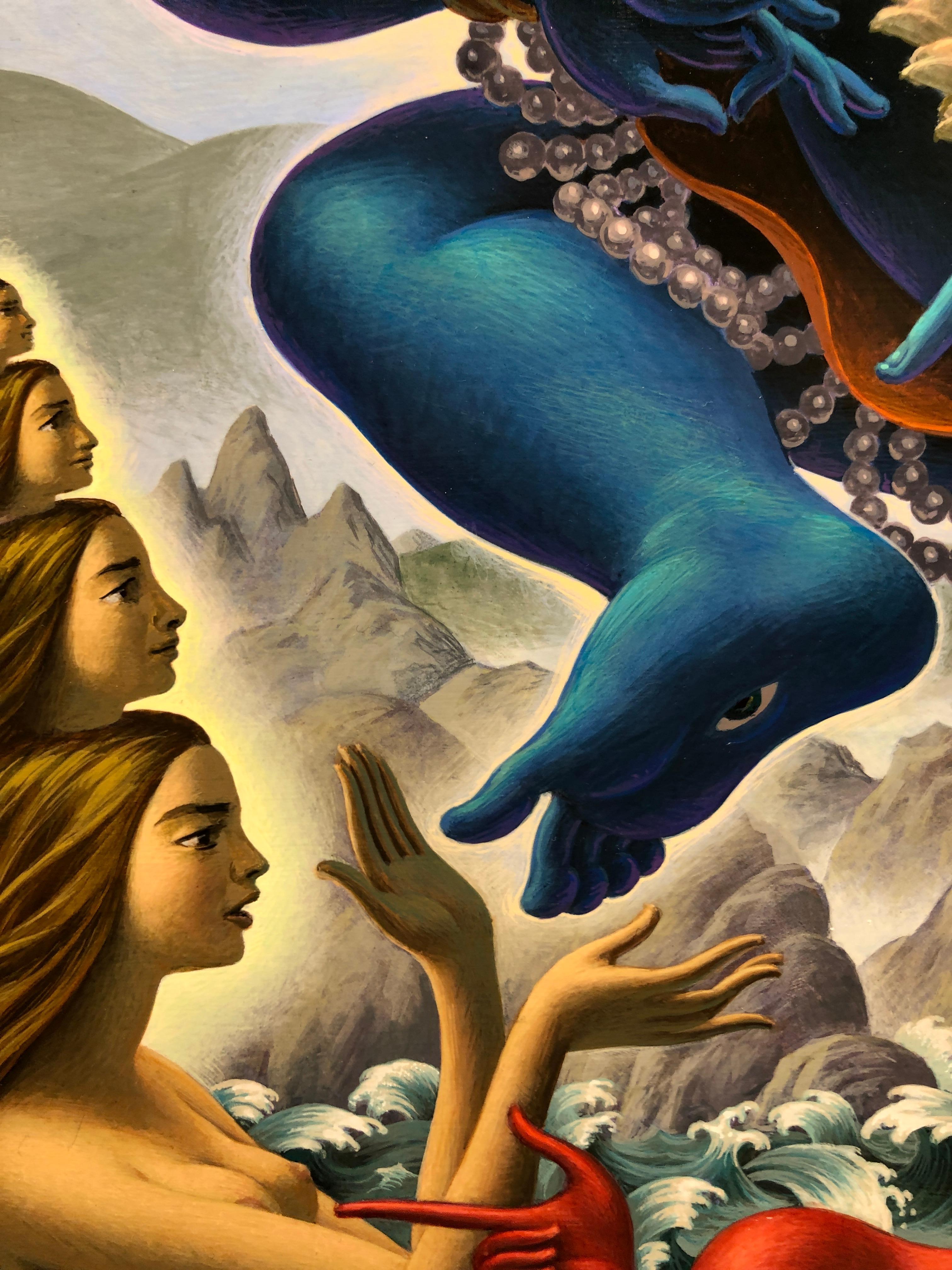 Ganesh at the Maelstrom - Highly Detailed Surreal, Symbolic Painting 8