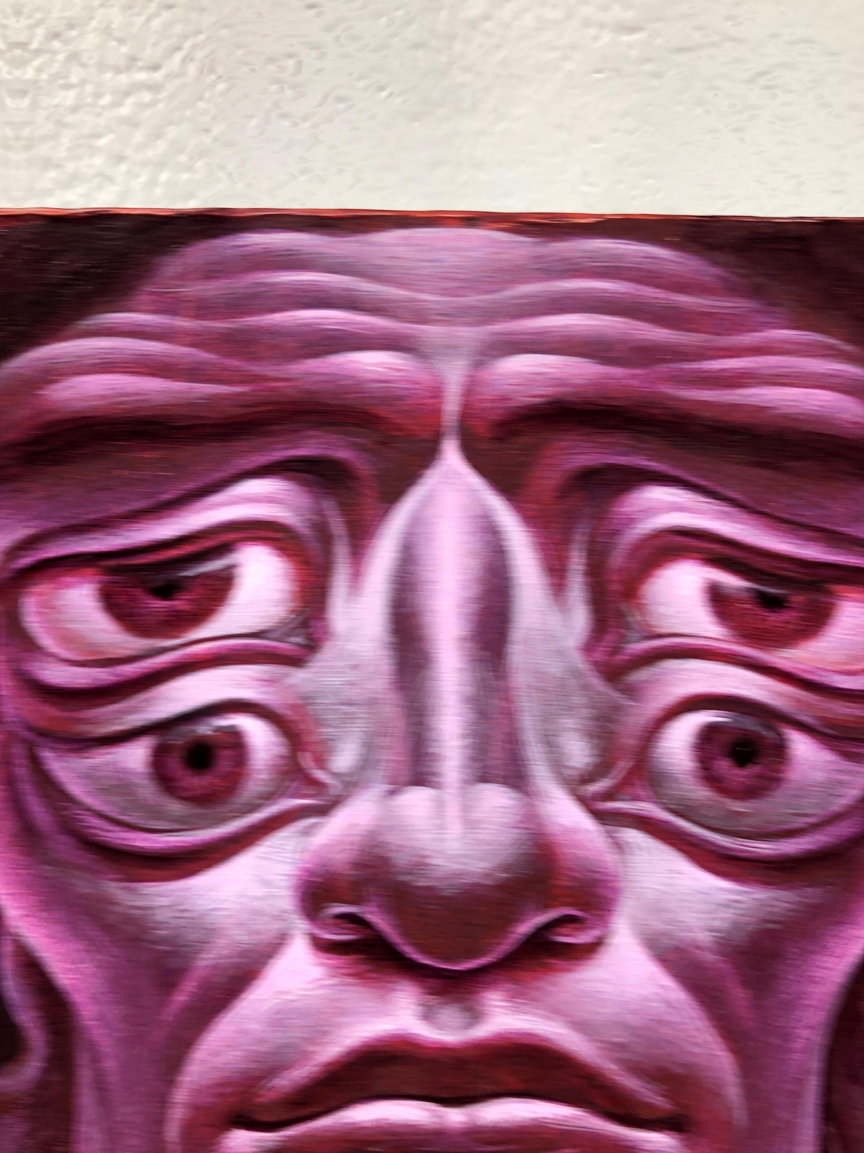 Oliver Hazard Benson
Totemischer Arhat
acryl auf Platte
9h x 7w in
22.86h x 17.78w cm
OB0111

Oliver Hazards Gemälde entstehen direkt aus seiner Vorstellungskraft und beschäftigen sich mit einer Mischung aus Bildern, die er auf seinen Reisen und in