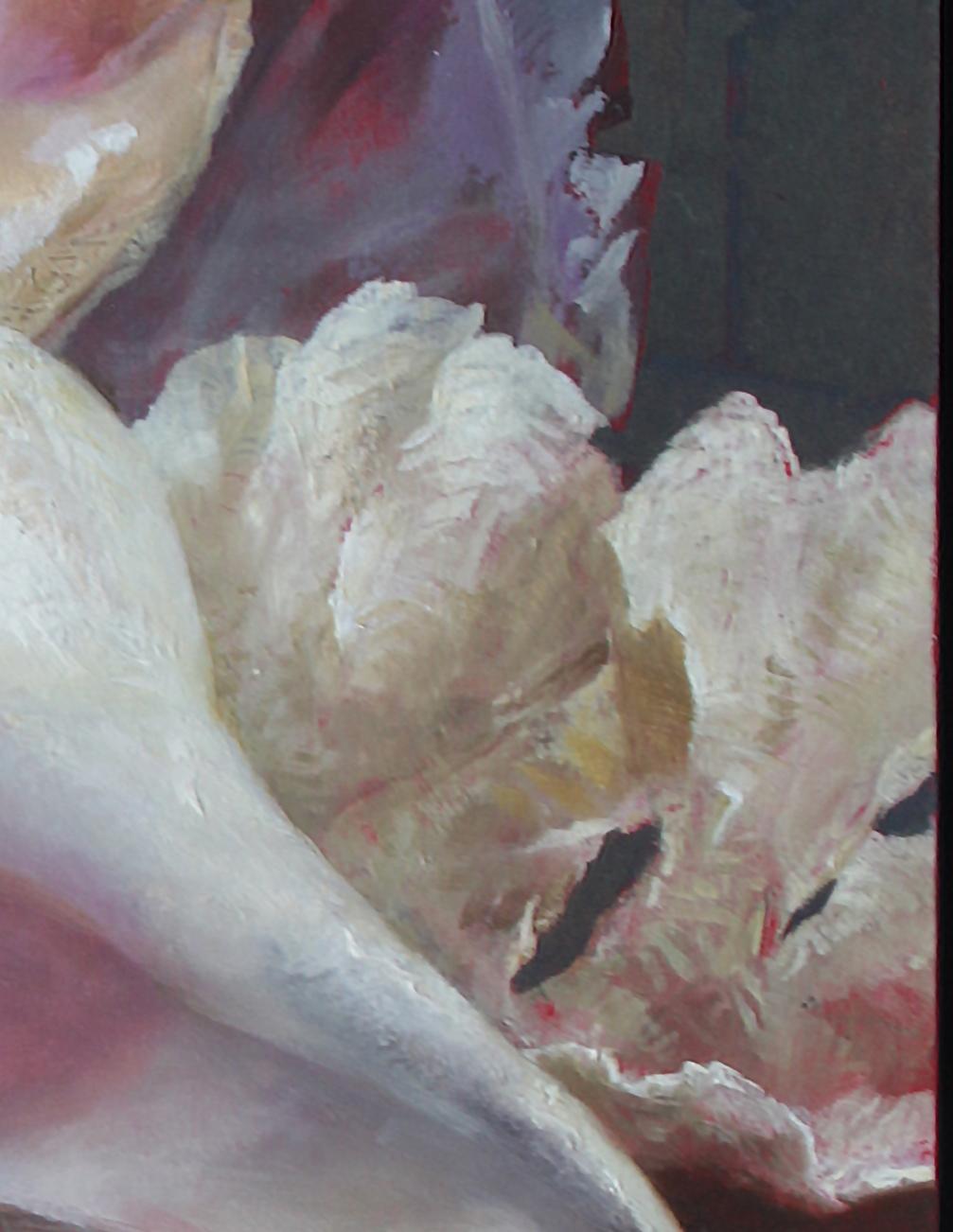 seashell oil painting