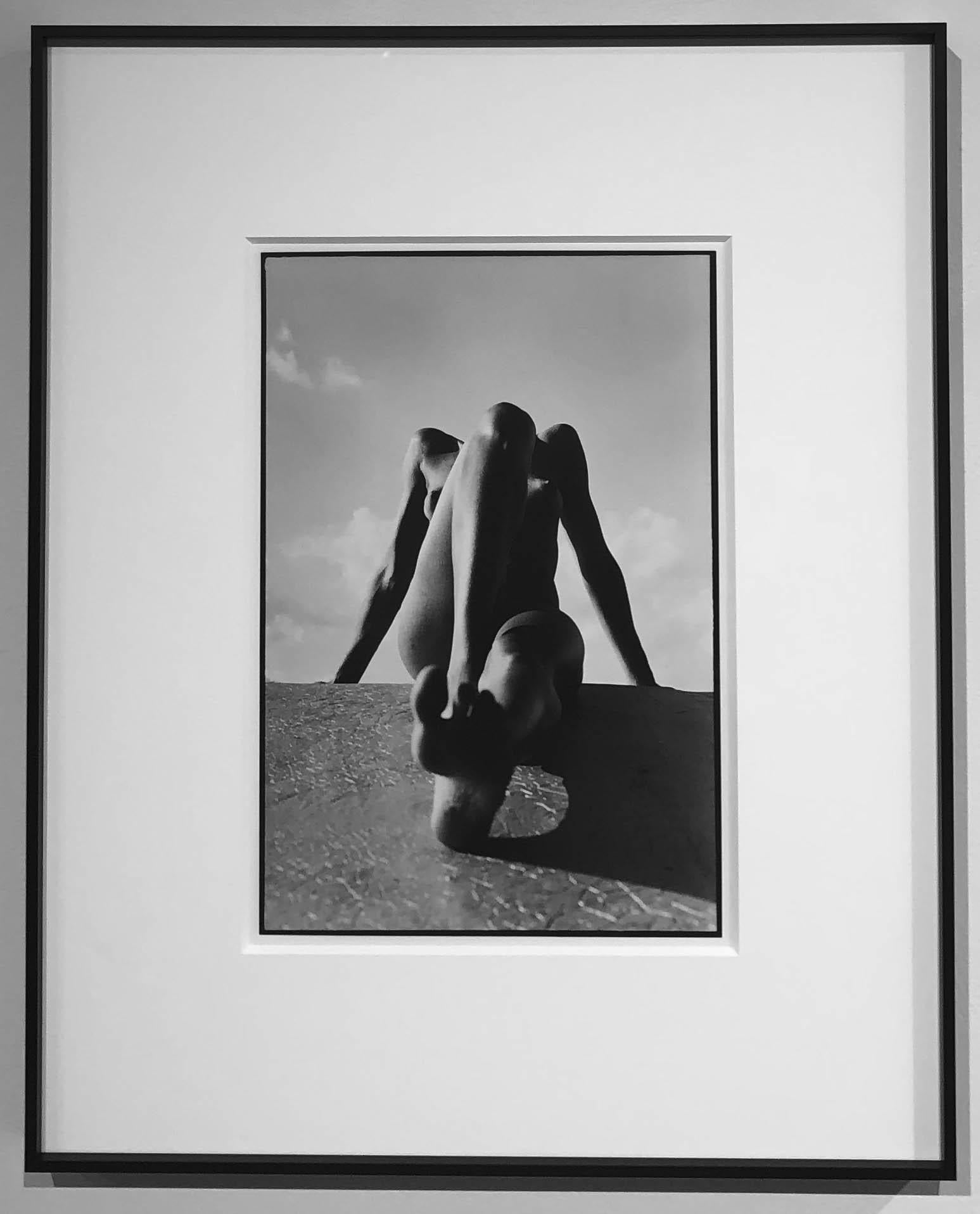 Kiba 1, Reclining Female Nude, Black and White, Silver Gelatin Print, Framed - Photograph by Doug Birkenheuer