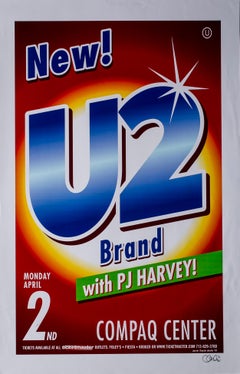 U2 Poster, Signed by Uncle Charlie