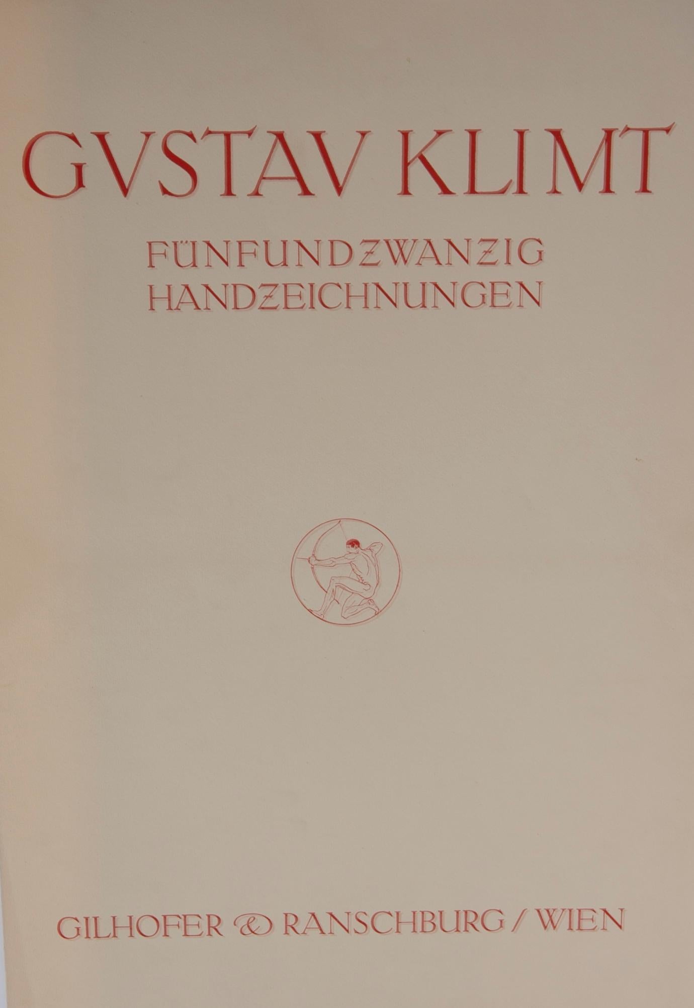 Study: Bust (Red Pencil) - Art by Gustav Klimt