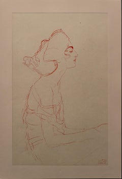Antique Study: Bust (Red Pencil)
