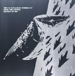 Reproductive print after Warhol, Joseph Beuys, on Heavy Silver Metallic Paper