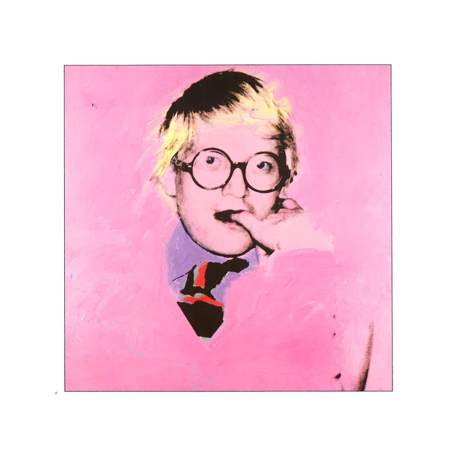 Vintage reproductive print after Warhol, David Hockney - Art by (after) Andy Warhol