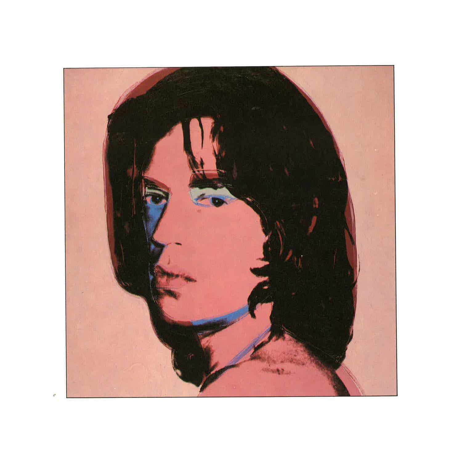 Reproductiver print after Warhol, Mick Jagger - Blue Eye Tint - Art by (after) Andy Warhol