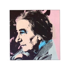 Vintage reproductive print after Warhol, Golda Meir