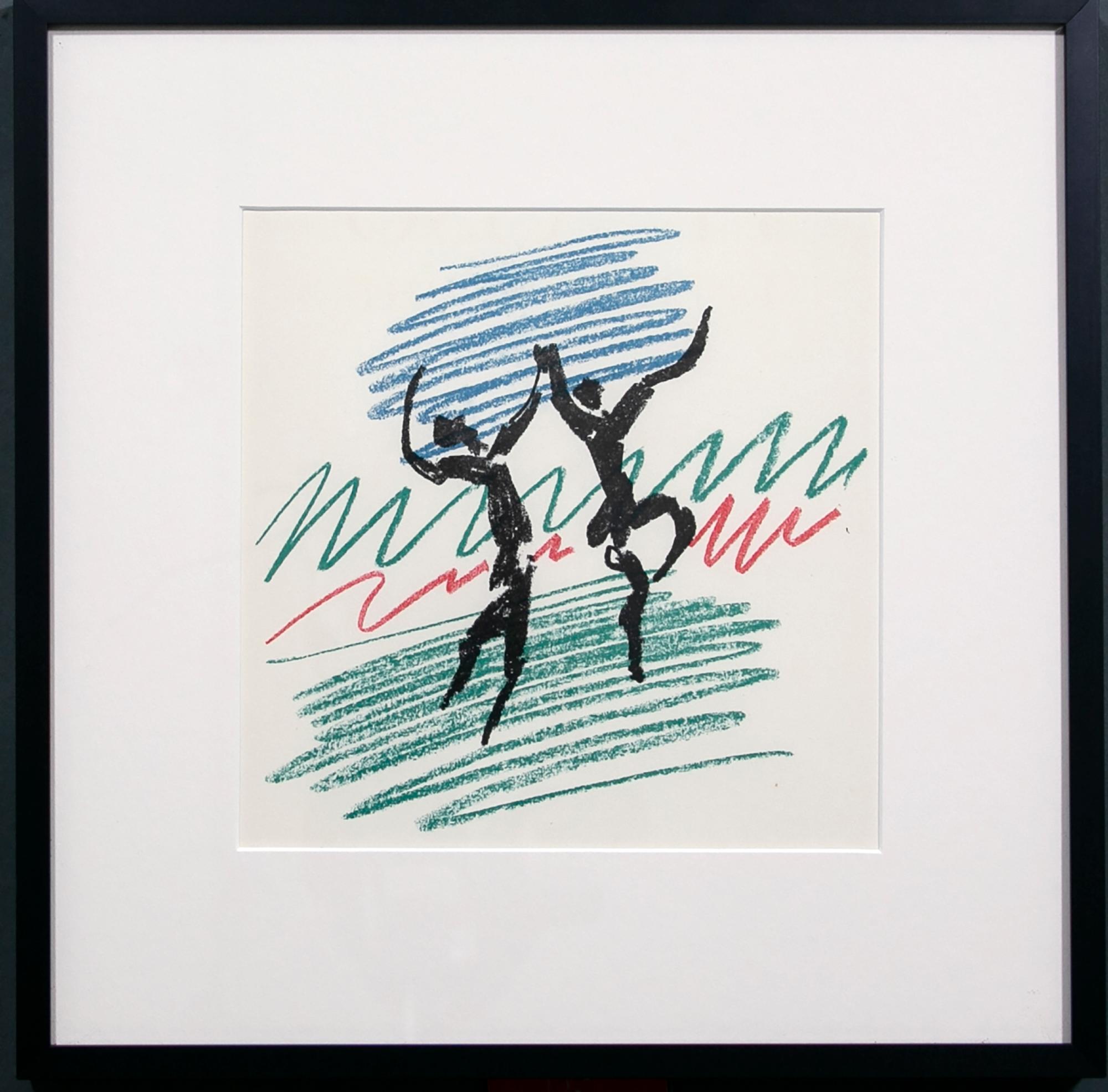 Pablo Picasso Abstract Drawing - La Danse: Frontispiece for Tome III of Picasso Lithographs