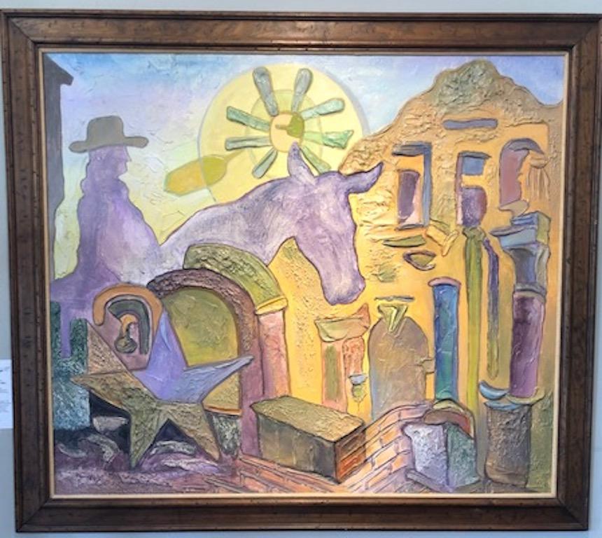Texas History - Painting by Diane Woodruff