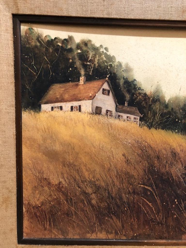 Landhaus-Stil – Painting von Edith Maskey