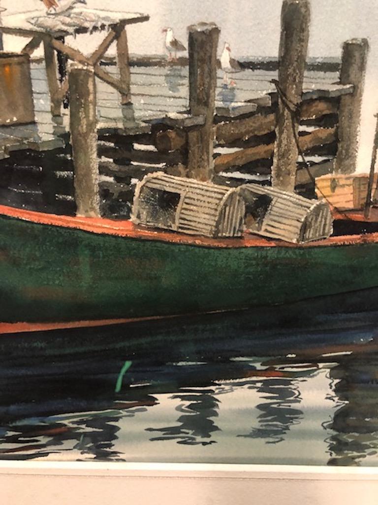 Amerikanischer Künstler aus Ohio, Indiana. Robert Hayes (1915 - ?) war Mitglied der American Watercolor Society, auch der D.C. Watercolor Society/ Association, und der bekannteste für seine Aquarelle.   