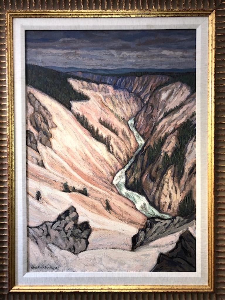 Grand Canyon (Post-Impressionismus), Painting, von Jacques Martin-Ferrières