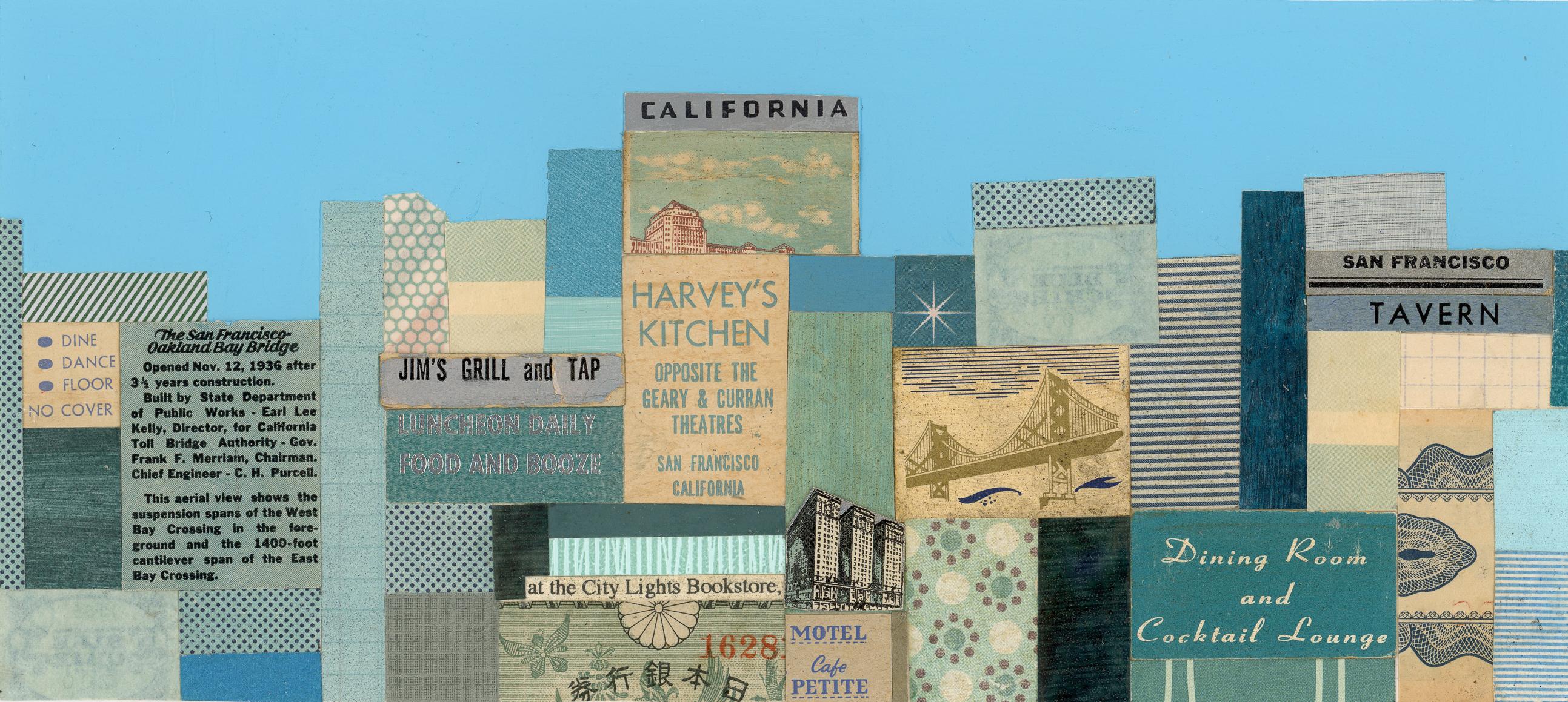 City Lights - Mixed Media Art by Andy Burgess