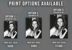 Diana Rigg: Candid Glamour Fine Art Print